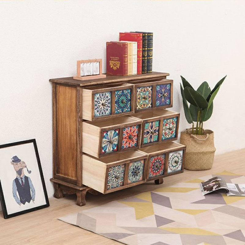 Coastal Storage Chest Solid Wood Dresser , 11.7/14.04 Inch Width Clearhalo 'Bedroom Furniture' 'Dressers & Chests' 'dressers_chests' 'furn' 'furn_dressers_chests' 'Furniture' 6858796