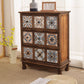 Coastal Storage Chest Solid Wood Dresser , 11.7/14.04 Inch Width 24"L x 12"W x 31"H Brown Clearhalo 'Bedroom Furniture' 'Dressers & Chests' 'dressers_chests' 'furn' 'furn_dressers_chests' 'Furniture' 6858798