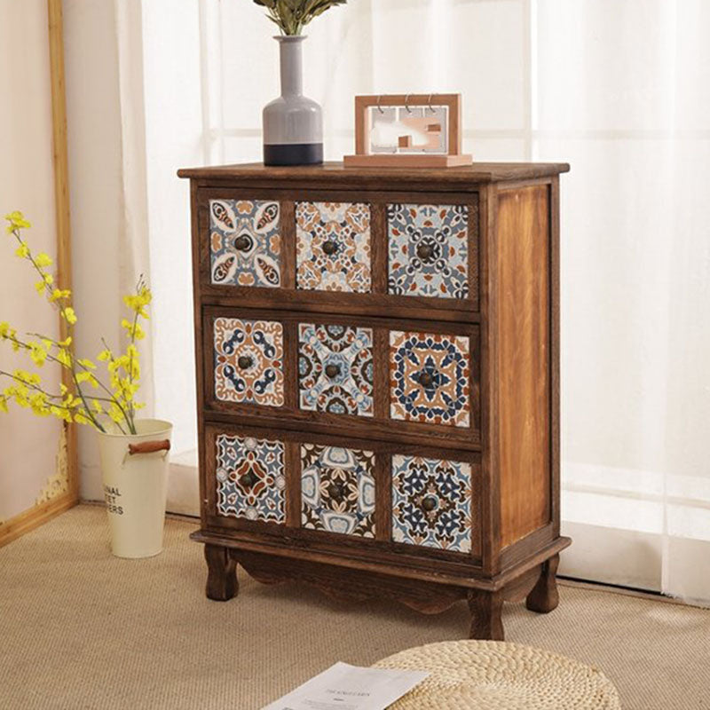 Coastal Storage Chest Solid Wood Dresser , 11.7/14.04 Inch Width Clearhalo 'Bedroom Furniture' 'Dressers & Chests' 'dressers_chests' 'furn' 'furn_dressers_chests' 'Furniture' 6858800