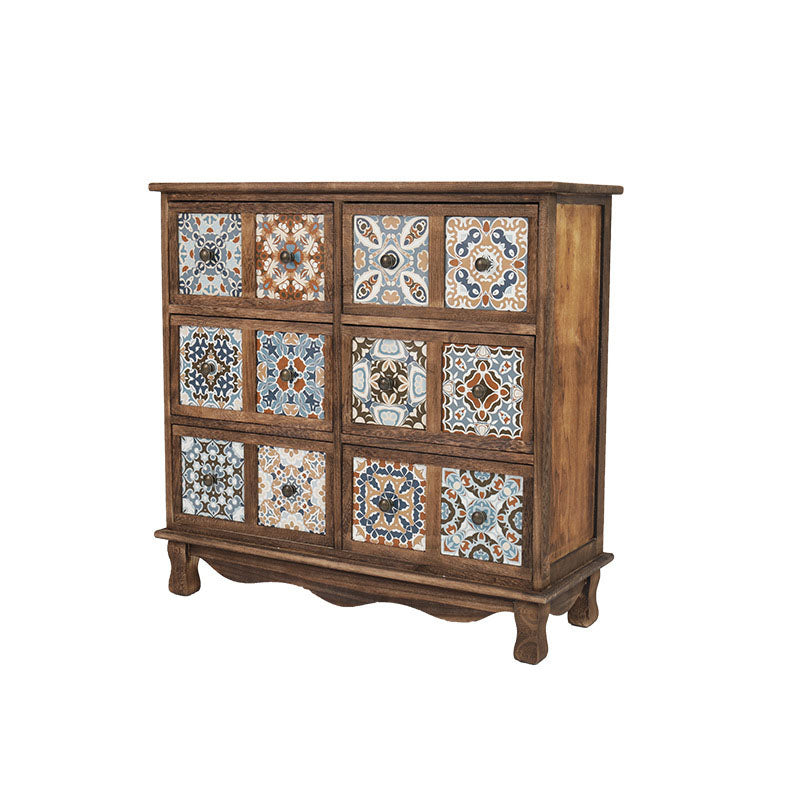 Coastal Storage Chest Solid Wood Dresser , 11.7/14.04 Inch Width Clearhalo 'Bedroom Furniture' 'Dressers & Chests' 'dressers_chests' 'furn' 'furn_dressers_chests' 'Furniture' 6858802