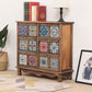 Coastal Storage Chest Solid Wood Dresser , 11.7/14.04 Inch Width 32"L x 12"W x 31"H Brown Painted Clearhalo 'Bedroom Furniture' 'Dressers & Chests' 'dressers_chests' 'furn' 'furn_dressers_chests' 'Furniture' 6858806