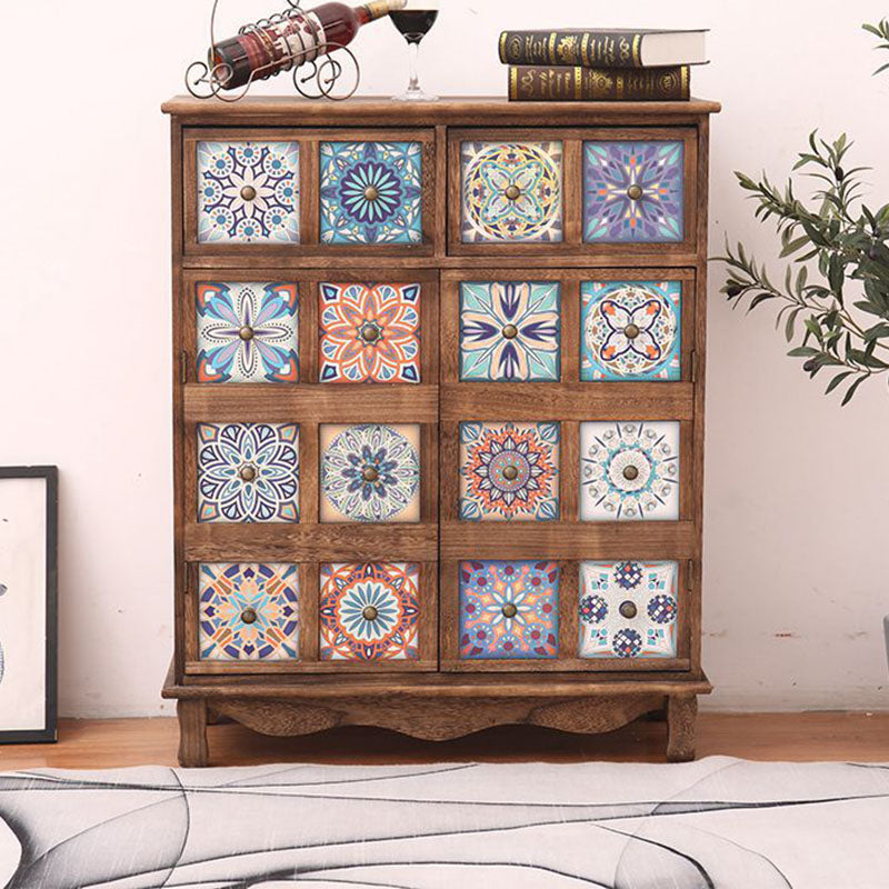 Coastal Storage Chest Solid Wood Dresser , 11.7/14.04 Inch Width 32"L x 14"W x 39"H Brown Clearhalo 'Bedroom Furniture' 'Dressers & Chests' 'dressers_chests' 'furn' 'furn_dressers_chests' 'Furniture' 6858810