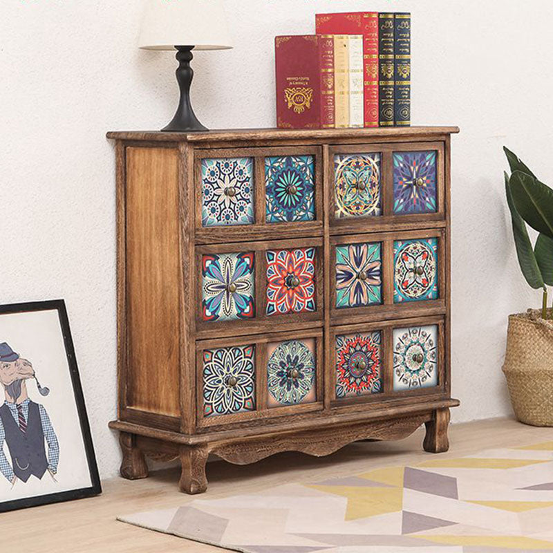 Coastal Storage Chest Solid Wood Dresser , 11.7/14.04 Inch Width Clearhalo 'Bedroom Furniture' 'Dressers & Chests' 'dressers_chests' 'furn' 'furn_dressers_chests' 'Furniture' 6858817