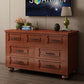 15.6-inch W Traditional Storage Chest Manufactured Wood Storage Chest Dresser 47"L x 16"W x 31"H Brown Clearhalo 'Bedroom Furniture' 'Dressers & Chests' 'dressers_chests' 'furn' 'furn_dressers_chests' 'Furniture' 6858841