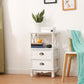 Commode en bois massif de coffre de rangement côtier avec 1/2/3/4 tiroirs, largeur de 11,7 pouces