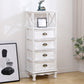 Commode en bois massif de coffre de rangement côtier avec 1/2/3/4 tiroirs, largeur de 11,7 pouces