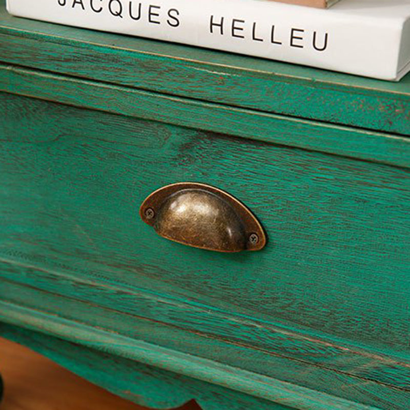 Commode en bois massif de coffre de rangement côtier avec 1/2/3/4 tiroirs, largeur de 11,7 pouces