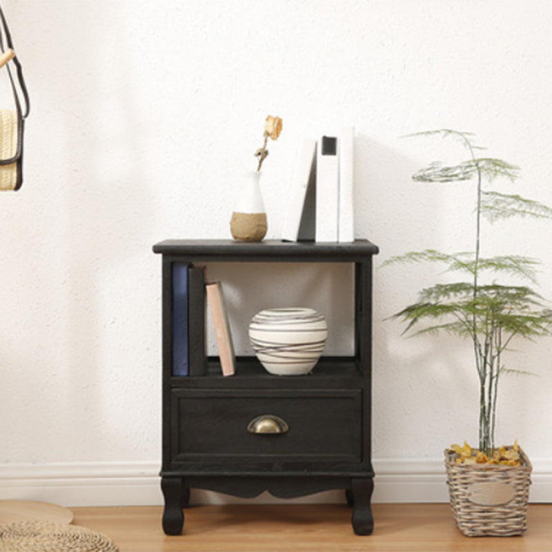 Commode en bois massif de coffre de rangement côtier avec 1/2/3/4 tiroirs, largeur de 11,7 pouces