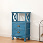 Commode en bois massif de coffre de rangement côtier avec 1/2/3/4 tiroirs, largeur de 11,7 pouces