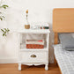 Commode en bois massif de coffre de rangement côtier avec 1/2/3/4 tiroirs, largeur de 11,7 pouces