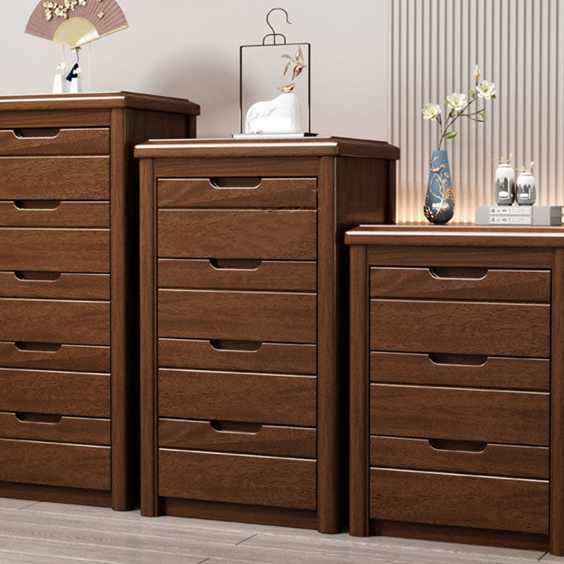 15.6 Inch Width Storage Chest Modern Solid Wood Dresser with 3/4/5 Drawers Clearhalo 'Bedroom Furniture' 'Dressers & Chests' 'dressers_chests' 'furn' 'furn_dressers_chests' 'Furniture' 6858914
