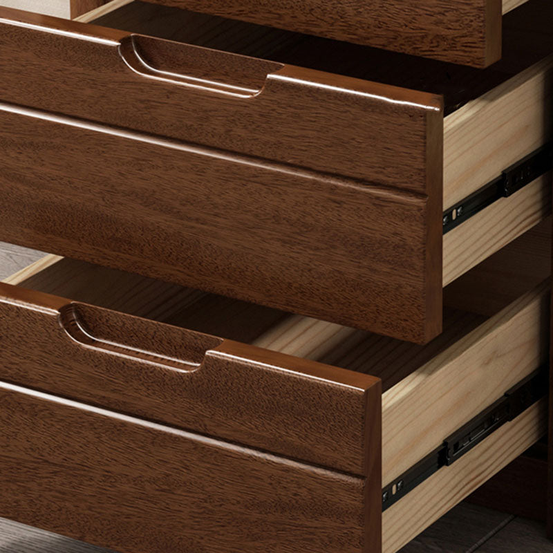 15.6 Inch Width Storage Chest Modern Solid Wood Dresser with 3/4/5 Drawers Clearhalo 'Bedroom Furniture' 'Dressers & Chests' 'dressers_chests' 'furn' 'furn_dressers_chests' 'Furniture' 6858921