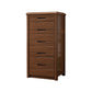 15.6 Inch Width Storage Chest Modern Solid Wood Dresser with 3/4/5 Drawers Clearhalo 'Bedroom Furniture' 'Dressers & Chests' 'dressers_chests' 'furn' 'furn_dressers_chests' 'Furniture' 6858924