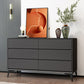 Modern Style Storage Chest Solid Wood Storage Chest Dresser , 15.6 Inch Width