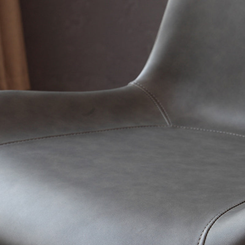 Contemporary Side Chair Metal Solid Back Dining Room Chair for Brasserie Clearhalo 'Dining Chairs' 'Dining Tables & Seating' 'dining_chair' 'furn' 'furn_dining_chair' 'Furniture' 'Kitchen & Dining Furniture' 6859884