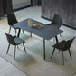 Contemporary Side Chair Metal Solid Back Dining Room Chair for Brasserie Clearhalo 'Dining Chairs' 'Dining Tables & Seating' 'dining_chair' 'furn' 'furn_dining_chair' 'Furniture' 'Kitchen & Dining Furniture' 6859888