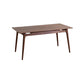 Contemporary Walnut Rectangle Dining Table Dining Room Kitchen Table