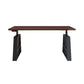 Rectangular Shaped Computer Desk Table Wood Writing Desk in Brown