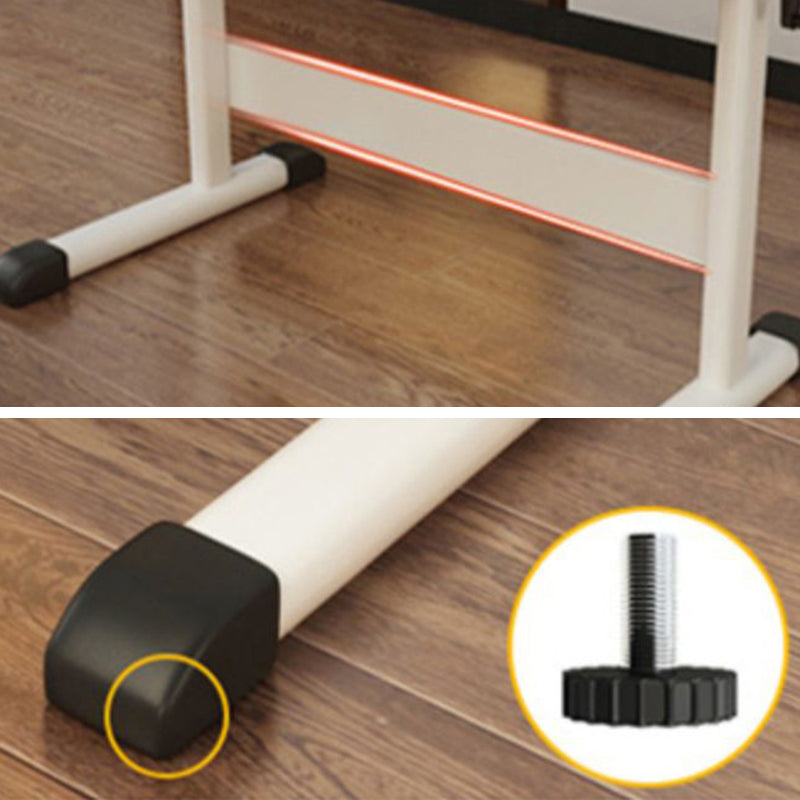 Rechteckig geformtes Büro Tisch Holzschreiberschreibtisch in Weiß/Schwarz/Natur