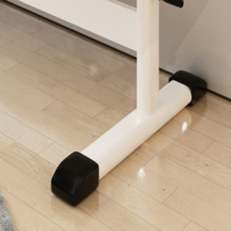 Rechteckig geformtes Büro Tisch Holzschreiberschreibtisch in Weiß/Schwarz/Natur