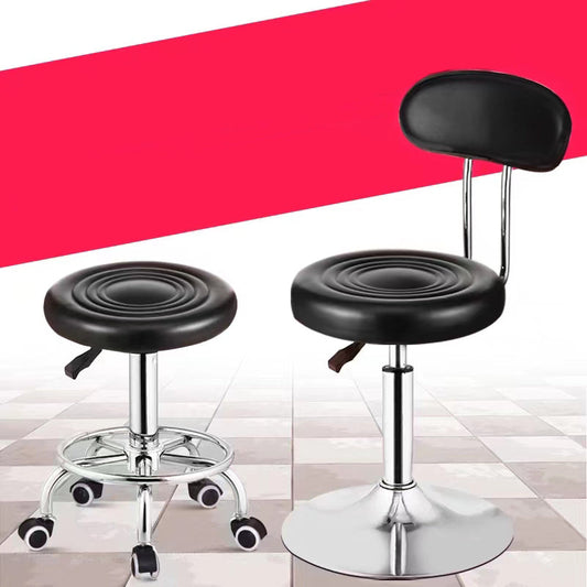 Silla de oficina de metal moderna hacia la espalda baja del asiento ajustable altura de altura de escritorio