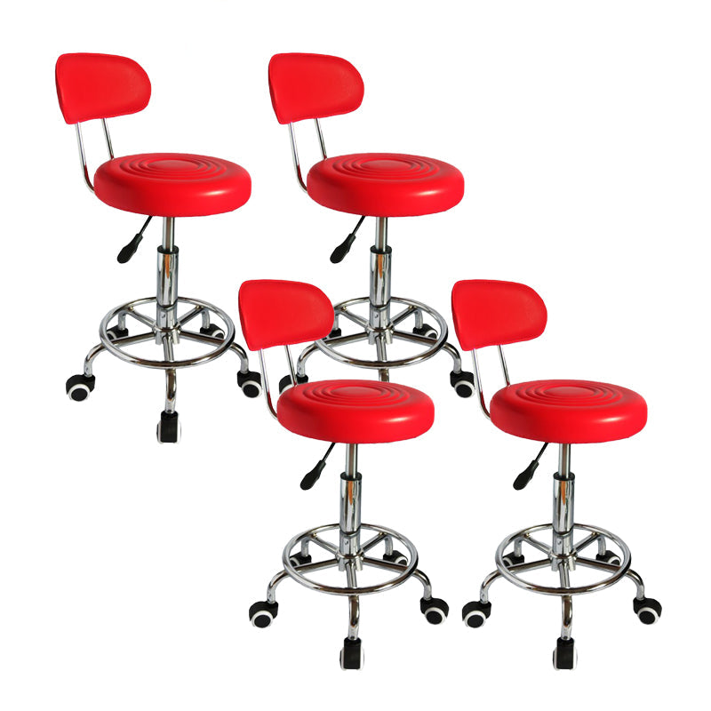 Moderner Metall -Bürostuhl Low Rücken verstellbarer Sitzhöhe Schreibtischstuhl