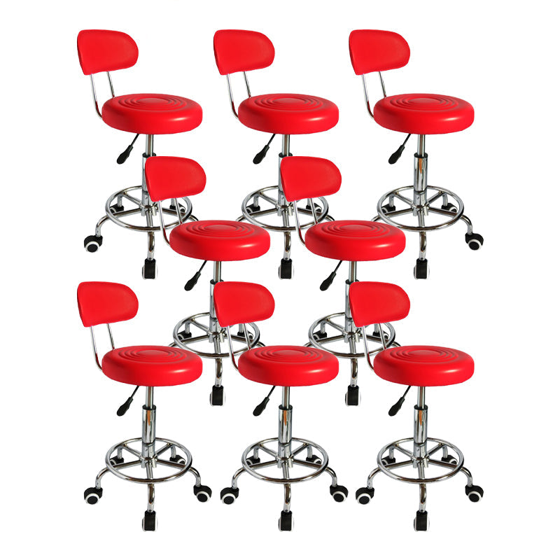 Moderner Metall -Bürostuhl Low Rücken verstellbarer Sitzhöhe Schreibtischstuhl