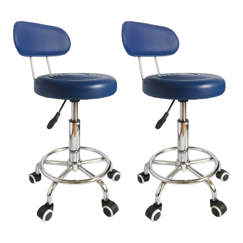 Moderner Metall -Bürostuhl Low Rücken verstellbarer Sitzhöhe Schreibtischstuhl