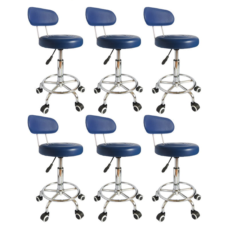 Moderner Metall -Bürostuhl Low Rücken verstellbarer Sitzhöhe Schreibtischstuhl