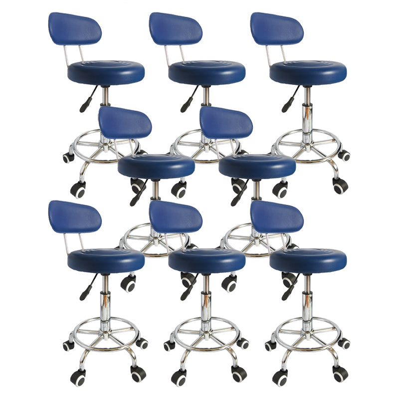 Moderner Metall -Bürostuhl Low Rücken verstellbarer Sitzhöhe Schreibtischstuhl