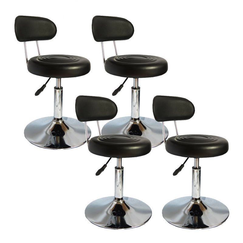 Moderner Metall -Bürostuhl Low Rücken verstellbarer Sitzhöhe Schreibtischstuhl