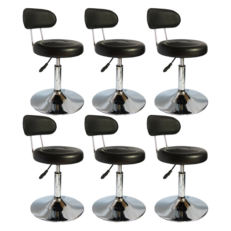 Moderner Metall -Bürostuhl Low Rücken verstellbarer Sitzhöhe Schreibtischstuhl