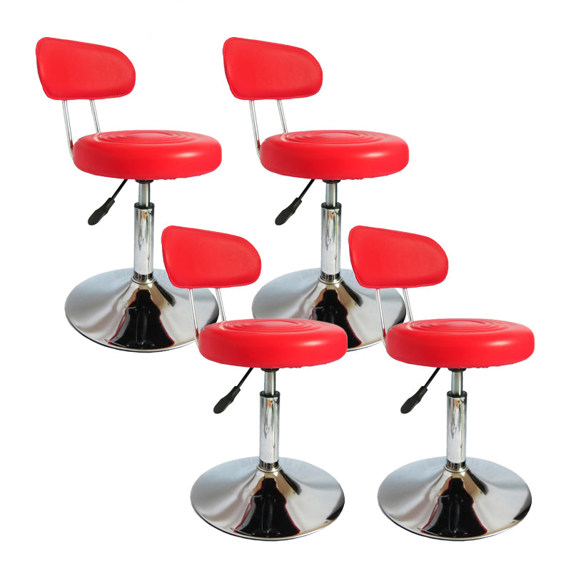 Moderner Metall -Bürostuhl Low Rücken verstellbarer Sitzhöhe Schreibtischstuhl