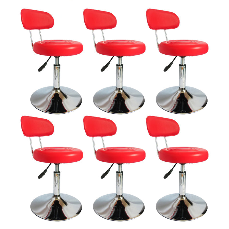 Moderner Metall -Bürostuhl Low Rücken verstellbarer Sitzhöhe Schreibtischstuhl