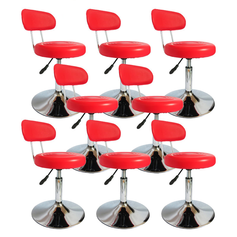 Moderner Metall -Bürostuhl Low Rücken verstellbarer Sitzhöhe Schreibtischstuhl