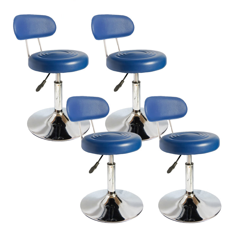 Moderner Metall -Bürostuhl Low Rücken verstellbarer Sitzhöhe Schreibtischstuhl