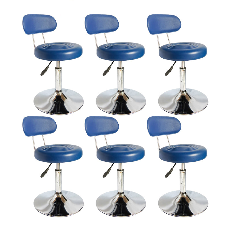 Moderner Metall -Bürostuhl Low Rücken verstellbarer Sitzhöhe Schreibtischstuhl