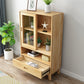 Modern Style Bookshelf Closed Back Standard Wooden Bookcase for Home