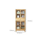 Modern Style Bookshelf Closed Back Standard Wooden Bookcase for Home