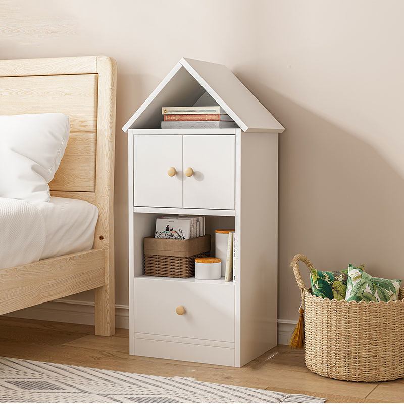 Engineered Wood Closed Back Bookshelf Standard Modern Bookcase