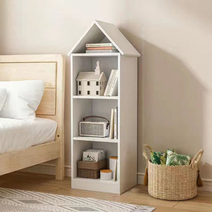 Engineered Wood Closed Back Bookshelf Standard Modern Bookcase