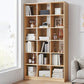 Modern Style Engineered Wood Bookcase Standard Closed Back Bookshelf