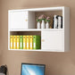 Wood Closed Back Bookshelf Floating Contemporary Bookcase with Shelves