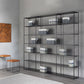 Scandinavian Open Back Standard Bookshelf Metal Shelves Included Bookcase Clearhalo 'Bookcases' 'furn' 'furn_bookcases' 'Furniture' 'Office Furniture' 6860686