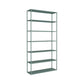 Scandinavian Open Back Standard Bookshelf Metal Shelves Included Bookcase 39"L x 10"W x 71"H Green Clearhalo 'Bookcases' 'furn' 'furn_bookcases' 'Furniture' 'Office Furniture' 6860690