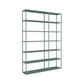 Scandinavian Open Back Standard Bookshelf Metal Shelves Included Bookcase 55"L x 10"W x 71"H Green Clearhalo 'Bookcases' 'furn' 'furn_bookcases' 'Furniture' 'Office Furniture' 6860699