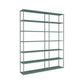 Scandinavian Open Back Standard Bookshelf Metal Shelves Included Bookcase 63"L x 9.8"W x 70.9"H Green Clearhalo 'Bookcases' 'furn' 'furn_bookcases' 'Furniture' 'Office Furniture' 6860702