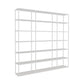 Scandinavian Open Back Standard Bookshelf Metal Shelves Included Bookcase White Clearhalo 'Bookcases' 'furn' 'furn_bookcases' 'Furniture' 'Office Furniture' 6860704