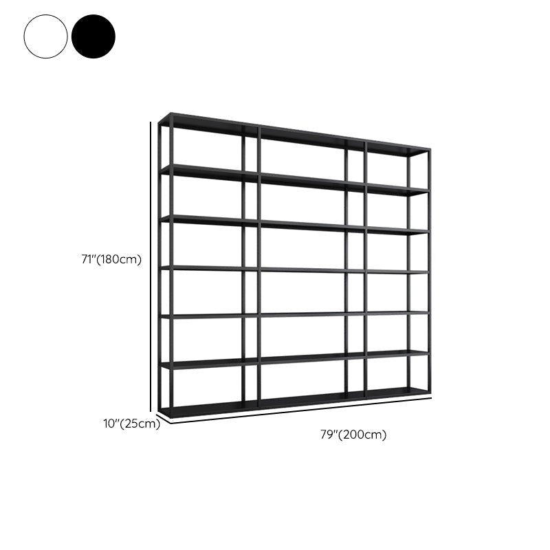 Scandinavian Open Back Standard Bookshelf Metal Shelves Included Bookcase Clearhalo 'Bookcases' 'furn' 'furn_bookcases' 'Furniture' 'Office Furniture' 6860712