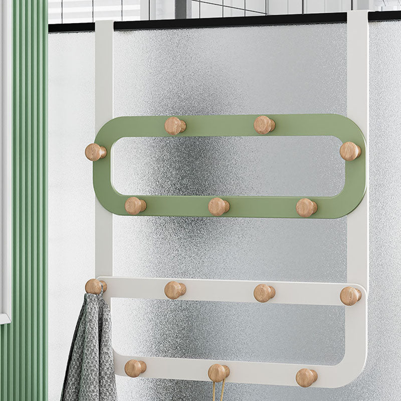 Metal Coat Hanger Contemporary Simple Home Wall Hanging Coat Rack Clearhalo 'Entry & Mudroom Furniture' 'furn' 'furn_hall_tree_coat_racks' 'Furniture' 'Hall Trees & Coat Racks' 'hall_tree_coat_racks' 6860754